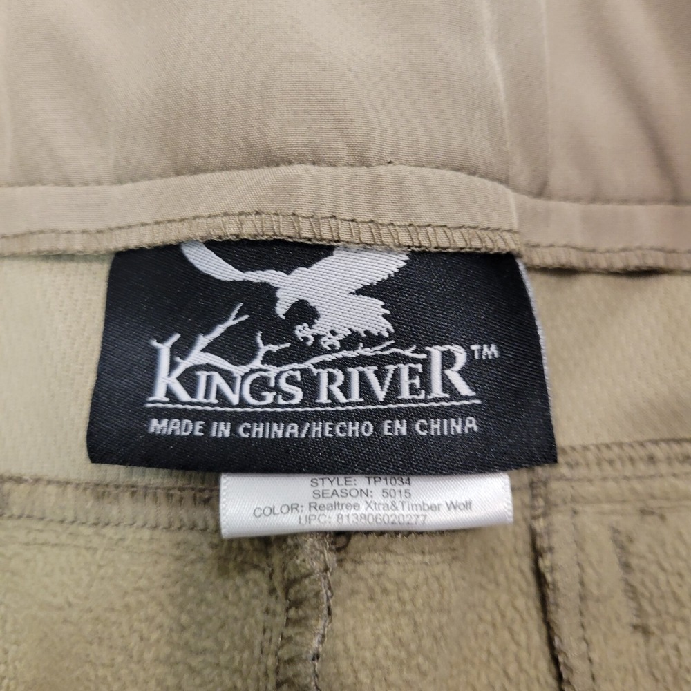 KINGS RIVER Hunting Realtree Camo SCENT FACTOR Pants MENS XL EXTRA LARGE - Picture 4 of 7